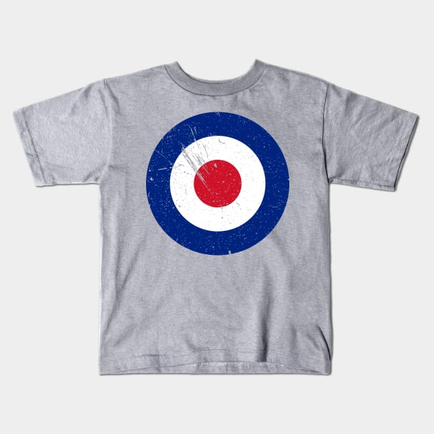 Royal Air Force roundel Kids T-Shirt by NorthAngle